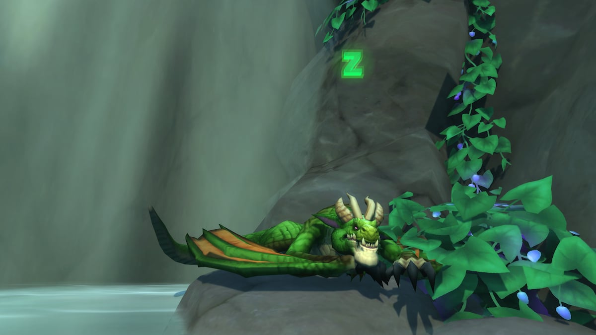 Dragon in Ohn'ahran Plains lying