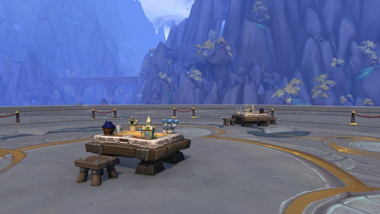 Hearthstone tables in Valdrakken