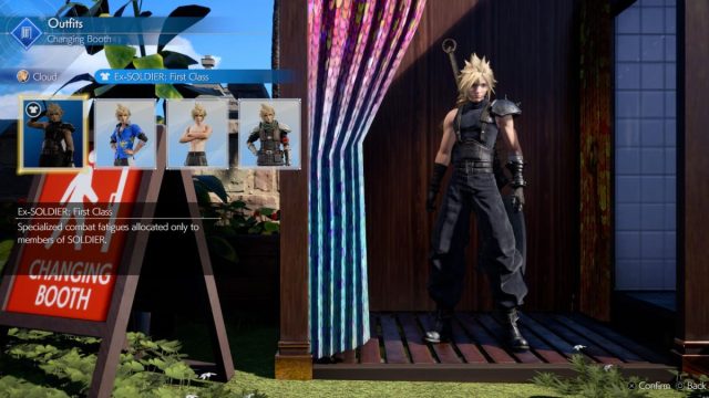 cloud default costume in ff7 rebirth