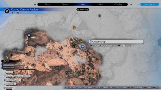 cosmo canyon chocobo stop location 2 in final fantasy 7 rebirth