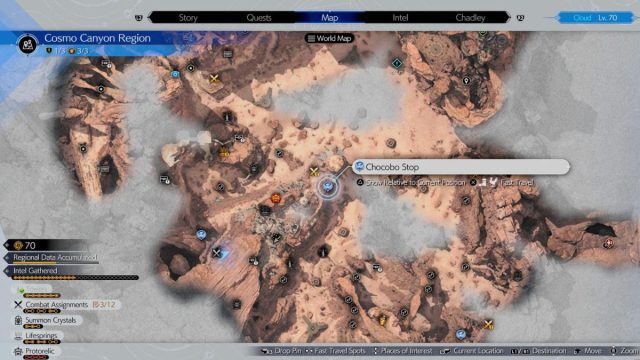 cosmo canyon chocobo stop location 5 in final fantasy 7 rebirth