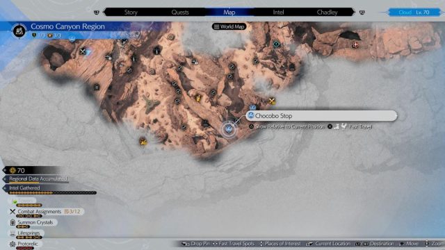 cosmo canyon chocobo stop location 8 in final fantasy 7 rebirth