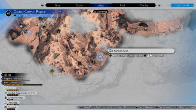 cosmo canyon chocobo stop location 7 in ff7 rebirth