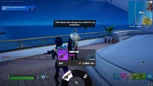 Ascendant Midas npc in Fortnite