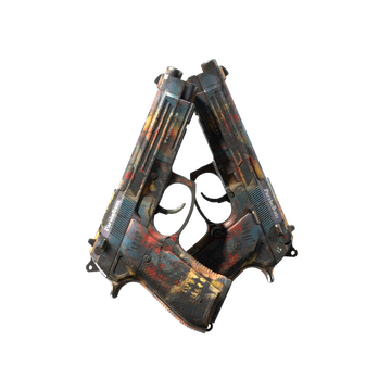 Two Berretta M9s in Counter-Strike 2. 