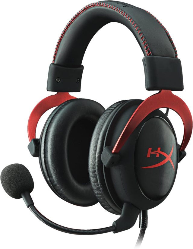 HyperX Cloud II headset on white background