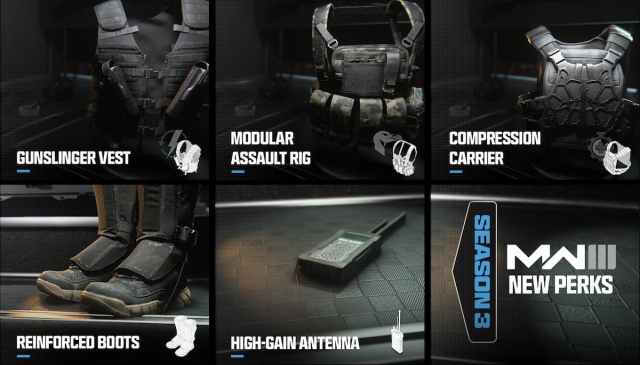 New perks in MW3 season 3