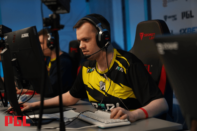 NickelBack, a player for AMKAL, sits at a PC at the PGL Copenhagen Major EU RMR.