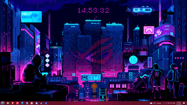 Asus ROG reactive wallpaper.