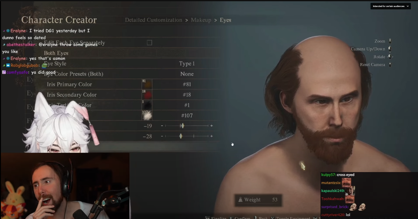 Fan-made Asmongold character in Dragon's Dogma 2.