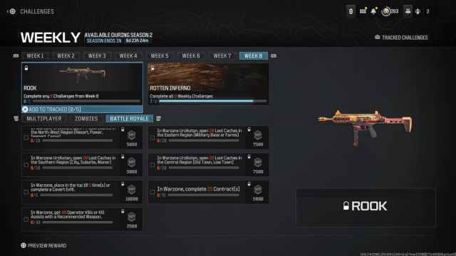 MW3 season 3 week 8 challenges