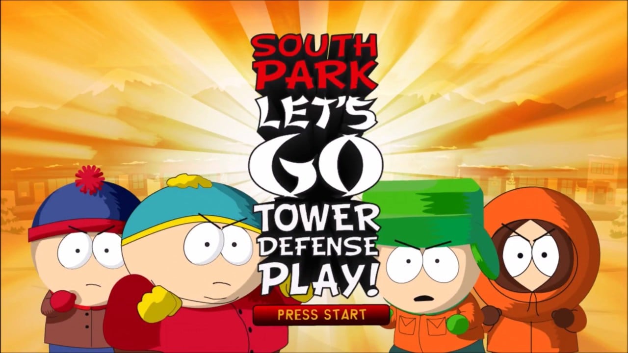 An image of the start menu from South Park Let's Go Tower Defense Play