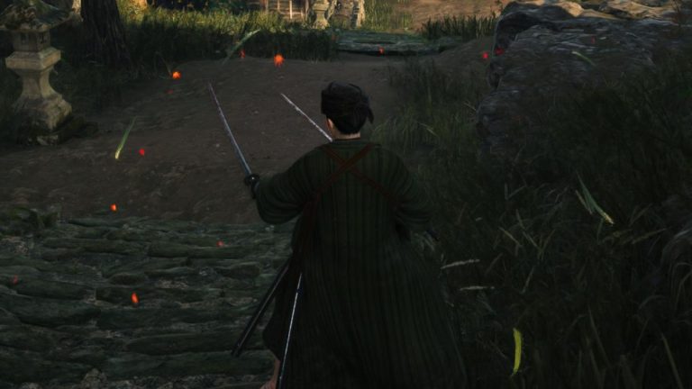 character with swords in rise of the ronin