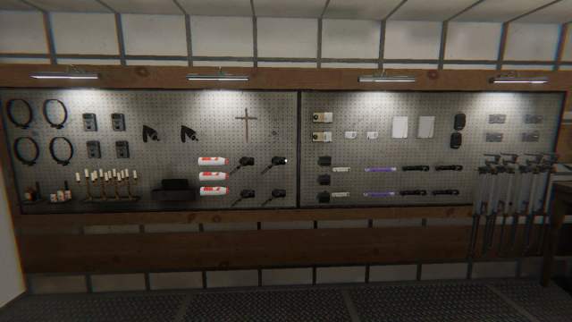 The equipment available in the Sanity Survival weekly Phasmophobia challenge.