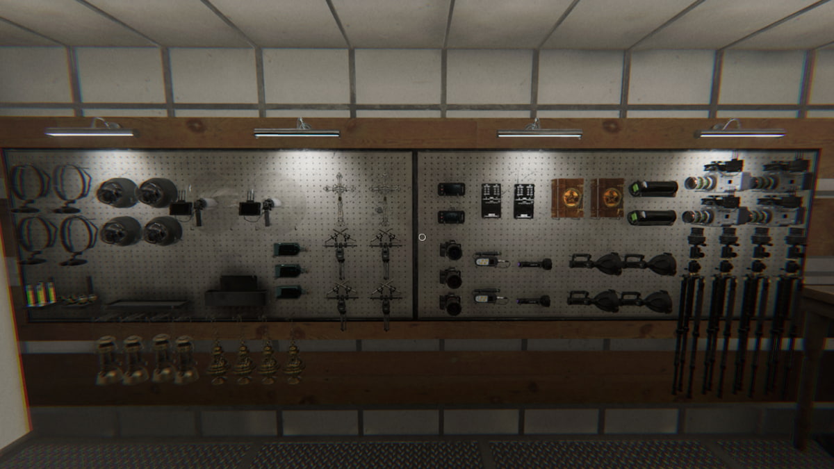 All equipment for the Speedrun! challenge in Phasmophobia.