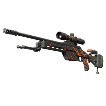 SSG 08 Slashed skin in CS2. 