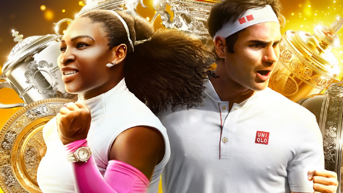 Top Spin 2K25 Roger Federer and Serena Williams