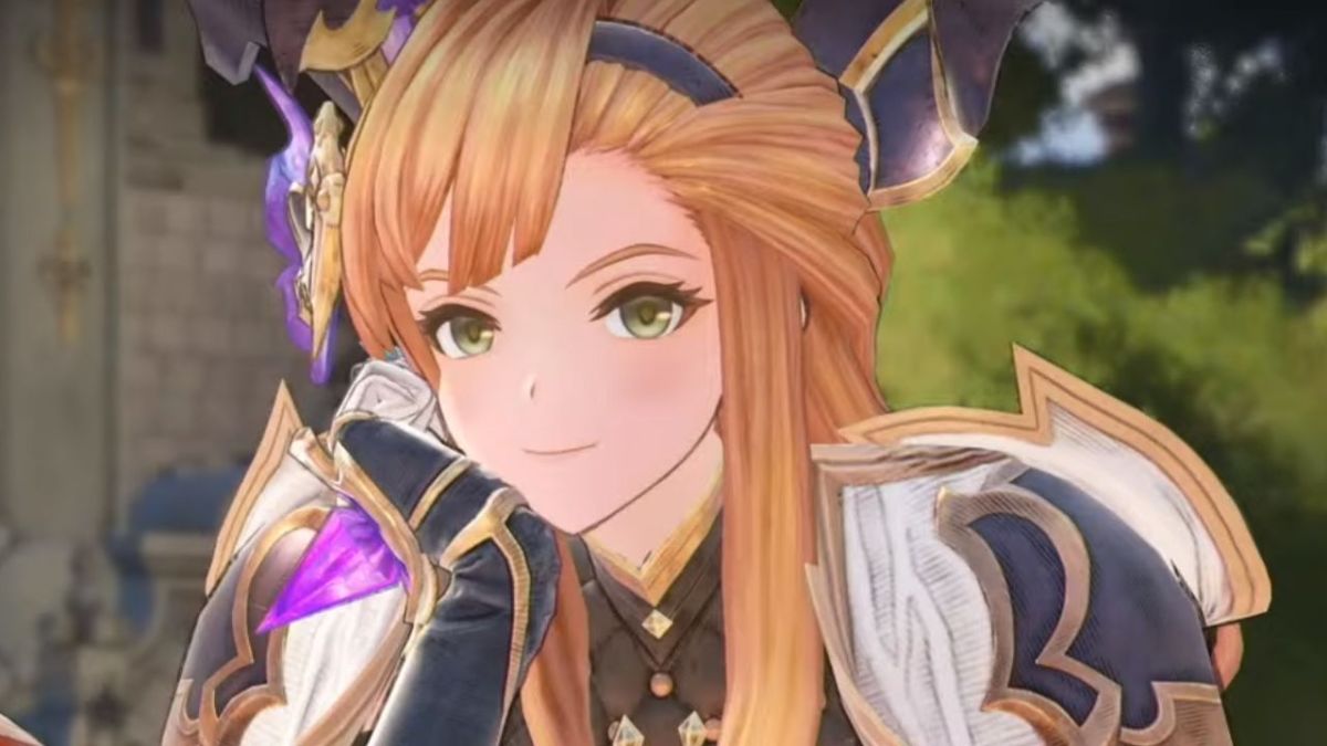 A close-up shot of Tweyen in Granblue Fantasy Relink