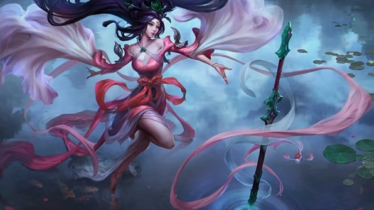 Sacred Sword Janna splash art league