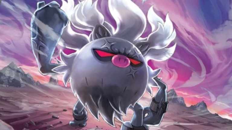 Annihilape Pokemon TCG art.