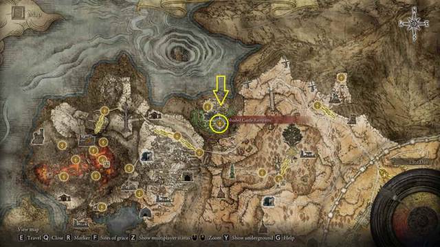 Marias Executioner's Sword location in Elden Ring