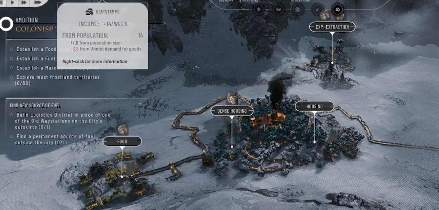 Heatstamp details for Frostpunk 2