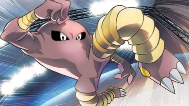 Hitmonlee Pokemon TCG art.