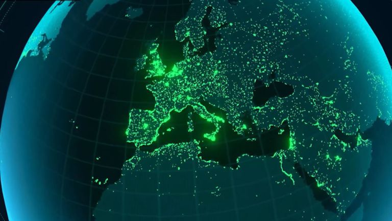 The infection spreading across Europe in Infection Free Zone