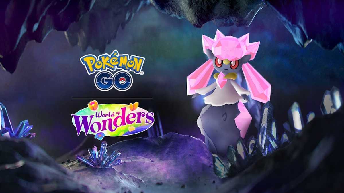 Pokemon Go Diancie appearance.