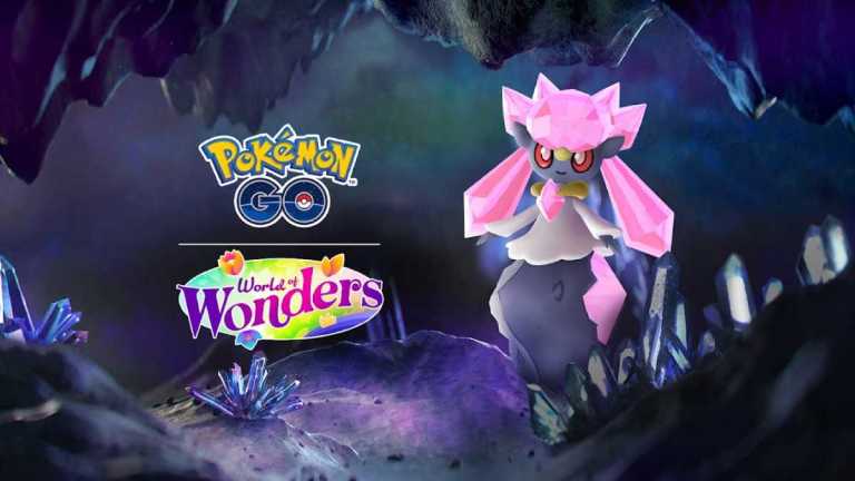 Pokemon Go Diancie appearance.