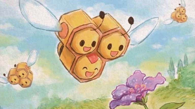 Combee Pokemon TCG art.