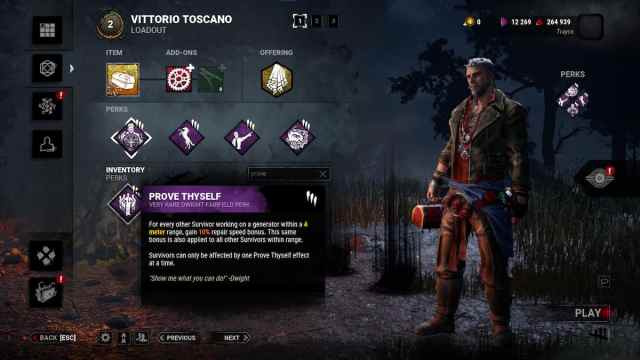 Prove Thyself in Dead by Daylight