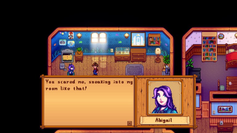 Stardew Valley: Abigail dialogue