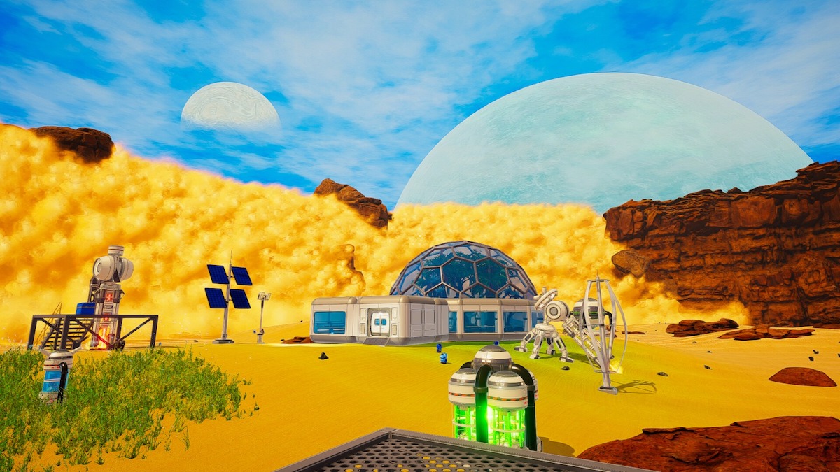 A site in The Planet Crafter.