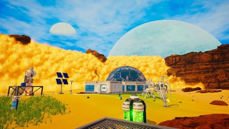 A site in The Planet Crafter.