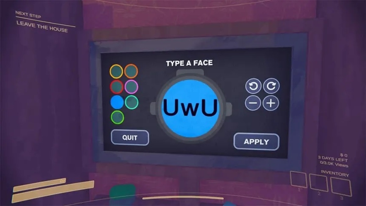 The UwU face in Content Warning.