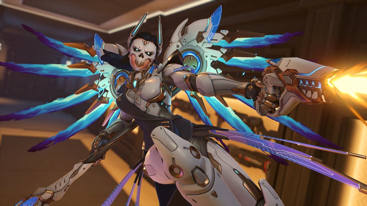 Vengeance Mercy Mythic skin in OW2 season 10