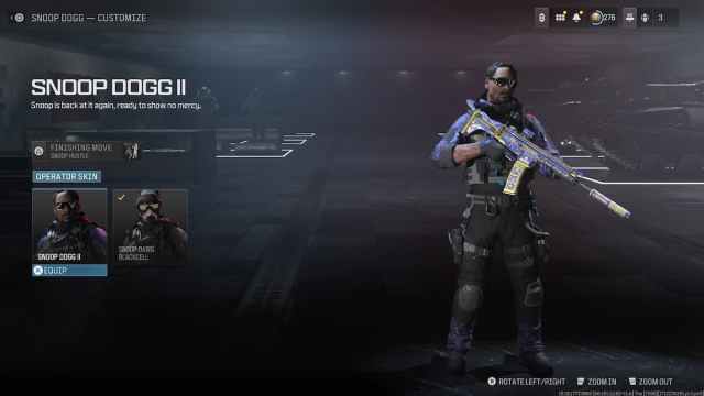 Snoop Dogg II operator skin in MW3