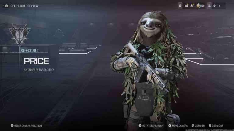 MW3 Feelin' Slothy skin