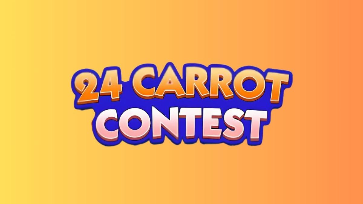 The logo for the 24 Carrot Contest tournament in Monopoly GO.