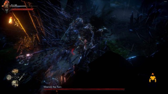 warrick the torn boss fight gameplay in no rest for the wicked