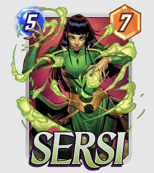 Sersi Marvel Snap card