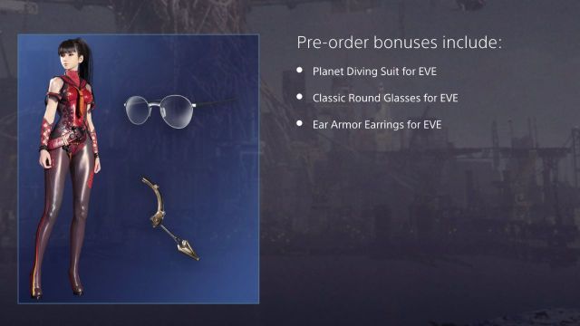 list of all preorder bonuses for stellar blade