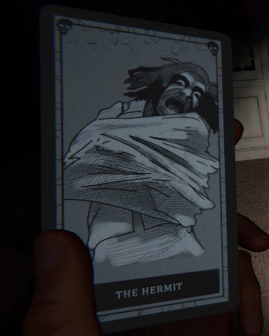 The Hermit card in Phasmophobia. 