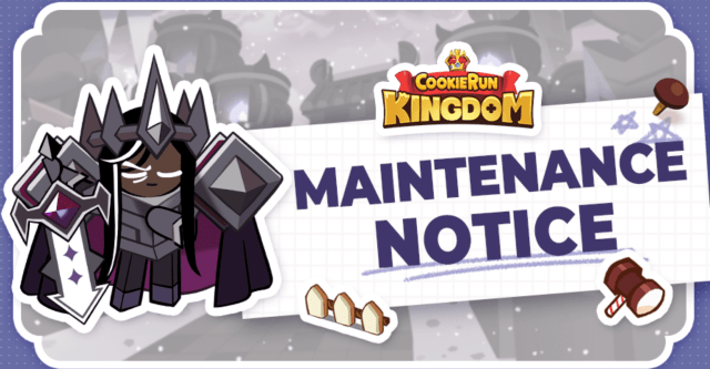 Maintenance Notice in CRK