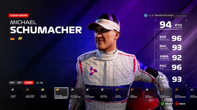 Michael Schumacher in F1 24.