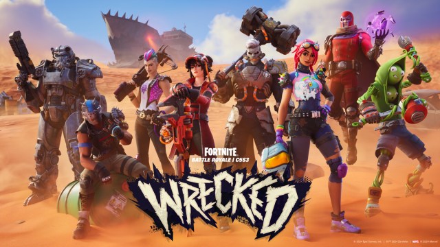 Fortnite Wrecked battle pass poster