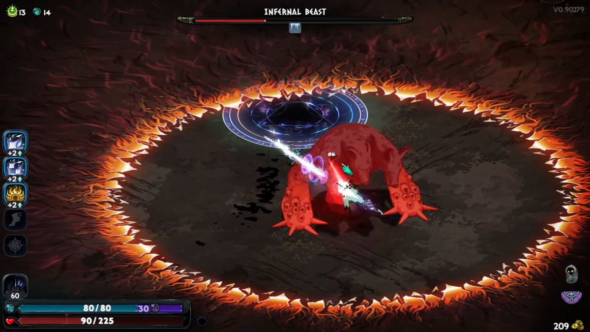 Cerberus moveset in Hades 2