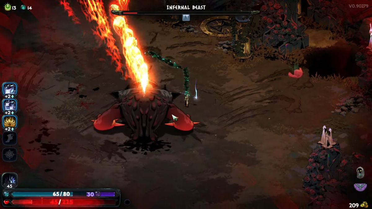 Cerberus moveset in Hades 2