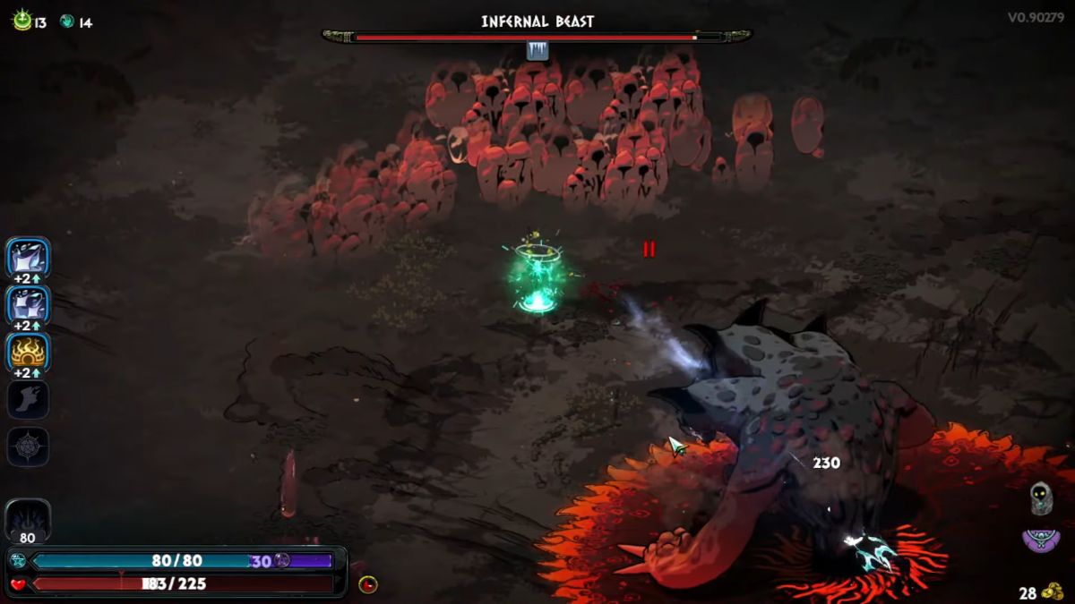 Cerberus moveset in Hades 2